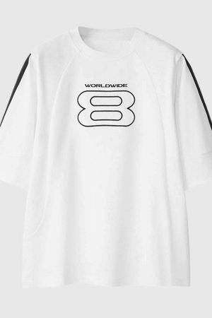 Style Core Aesthetics, New Style Trends 'WORLDWIDE 8' Graphic T-shirt