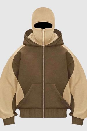 Style Core Aesthetics, New Style Trends Y2K Colorblock Hoodie & Pants Set