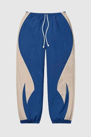 Style Core Aesthetics, New Style Trends Y2K Colorblock Hoodie & Pants Set