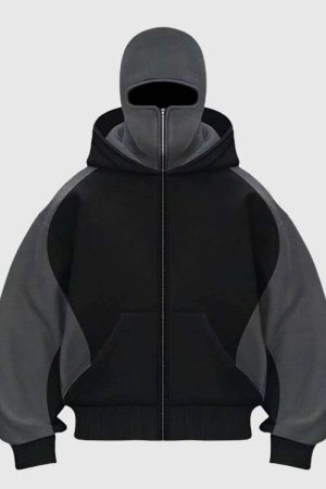 Style Core Aesthetics, New Style Trends Y2K Colorblock Hoodie & Pants Set