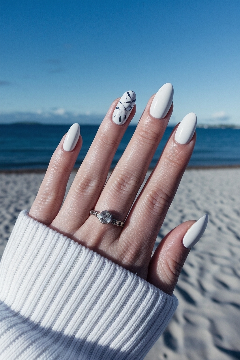 Summer Vacation Nails Beach Simple: Effortless Styles to Rock outfit idea