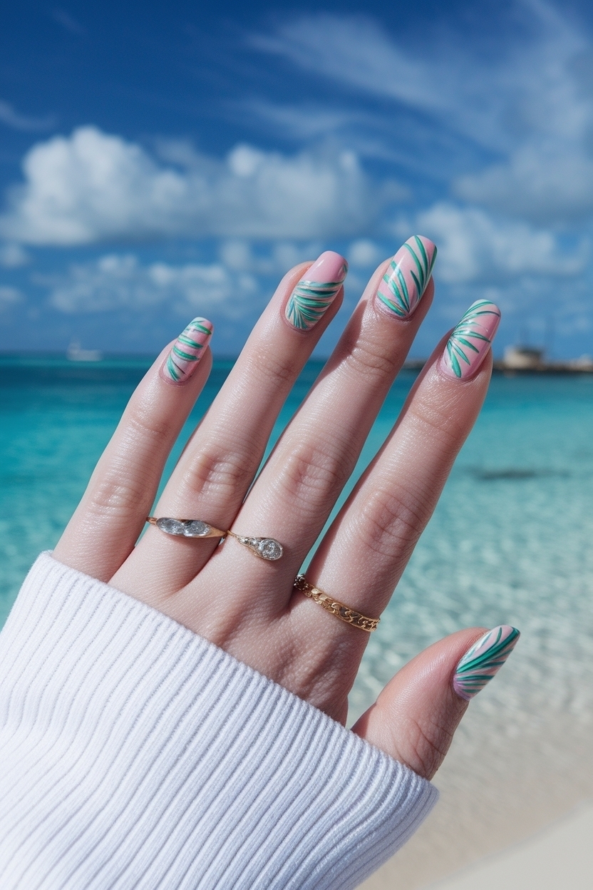 Tropical Nail Designs Beach Vacations: Fun and Playful Ideas outfit idea