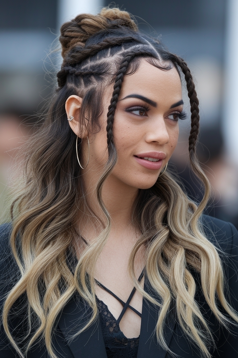 V Part Half Up Half Down Natural Hair Benefits and Styles outfit idea